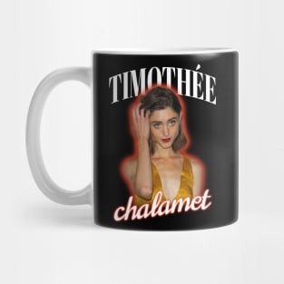 Timothee Chalamet ~ Natalia Dyer cursed Mug